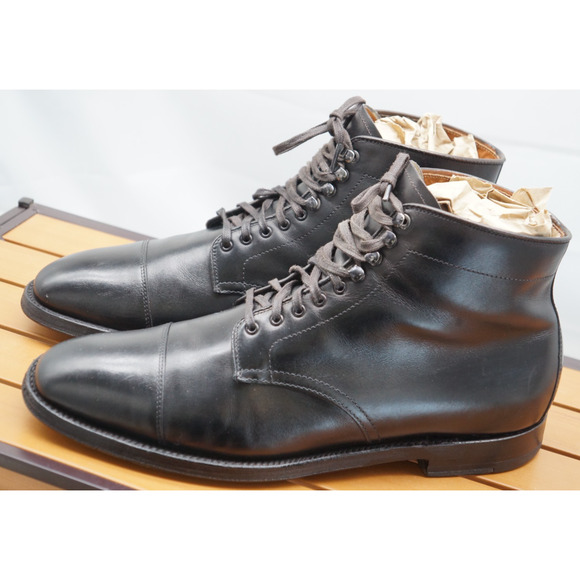 Alden Boots Straight Tip Boot 11 B/D Light Wear - Picture 7 of 16